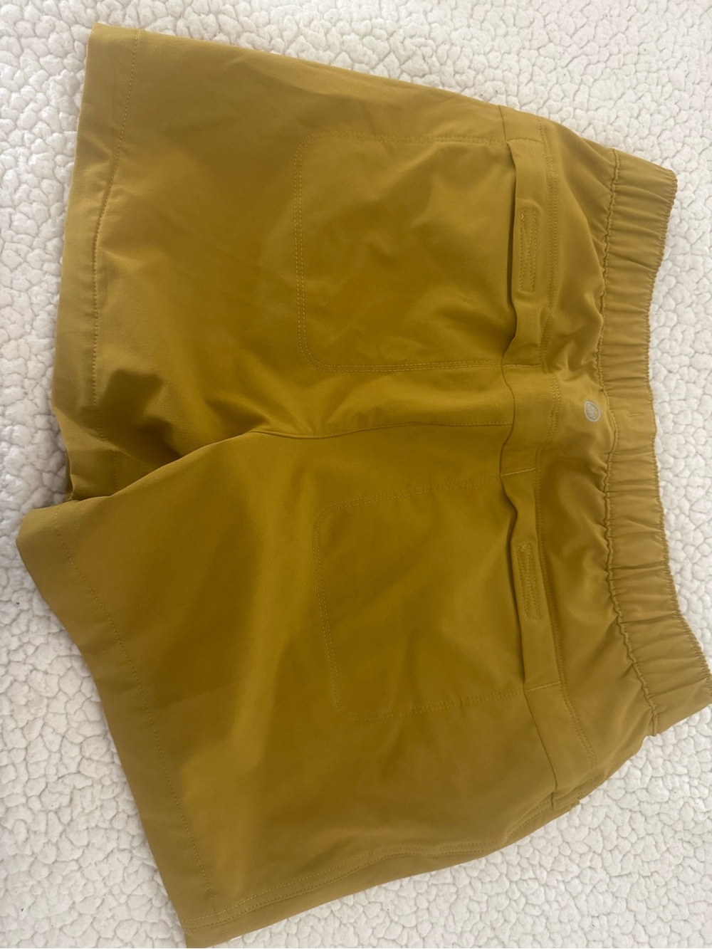 Eddie Bauer Mustard Yellow Athletic Shorts